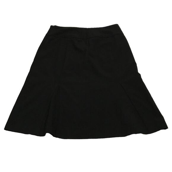 NY Collection Black Godet Skirt  size 6 - Picture 6 of 6